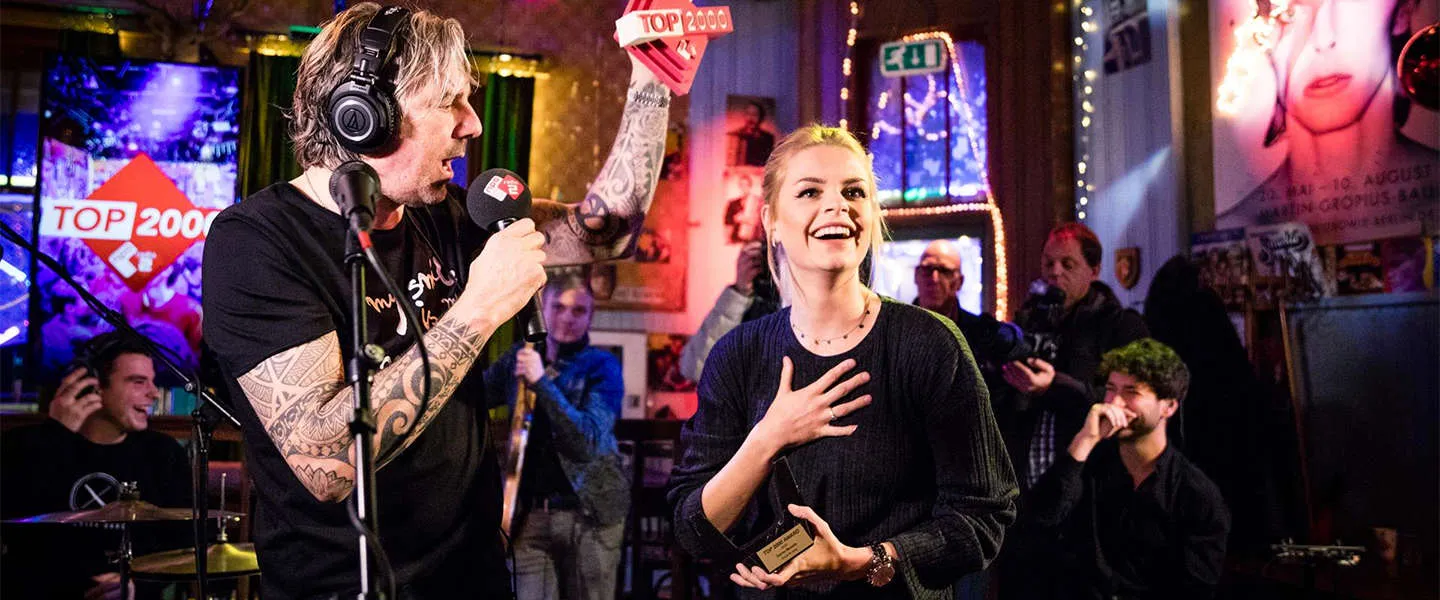 ​Davina Michelle ontvangt de NPO Radio 2 Top 2000 Award