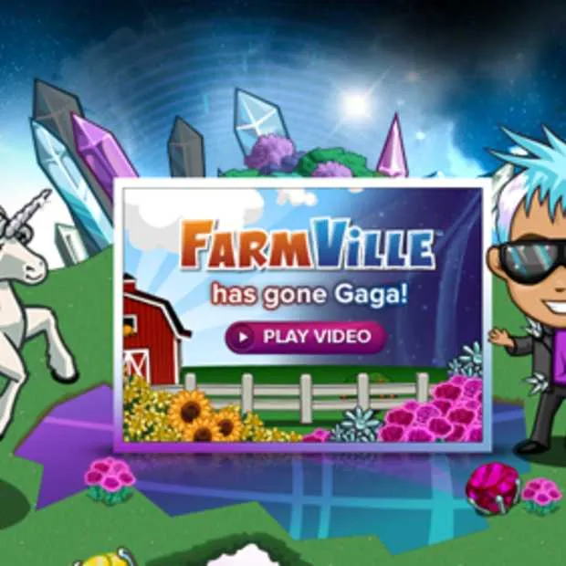 farmville niet veilig voor gaga marketin