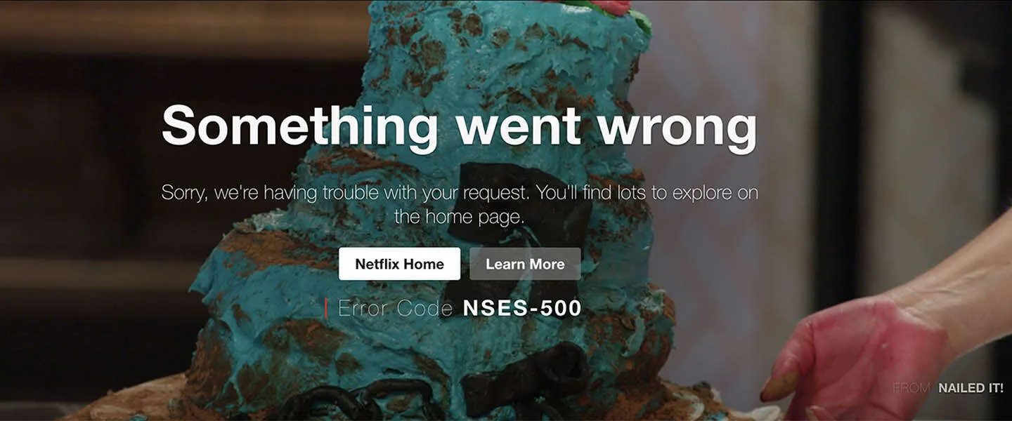 netflix something went wrong