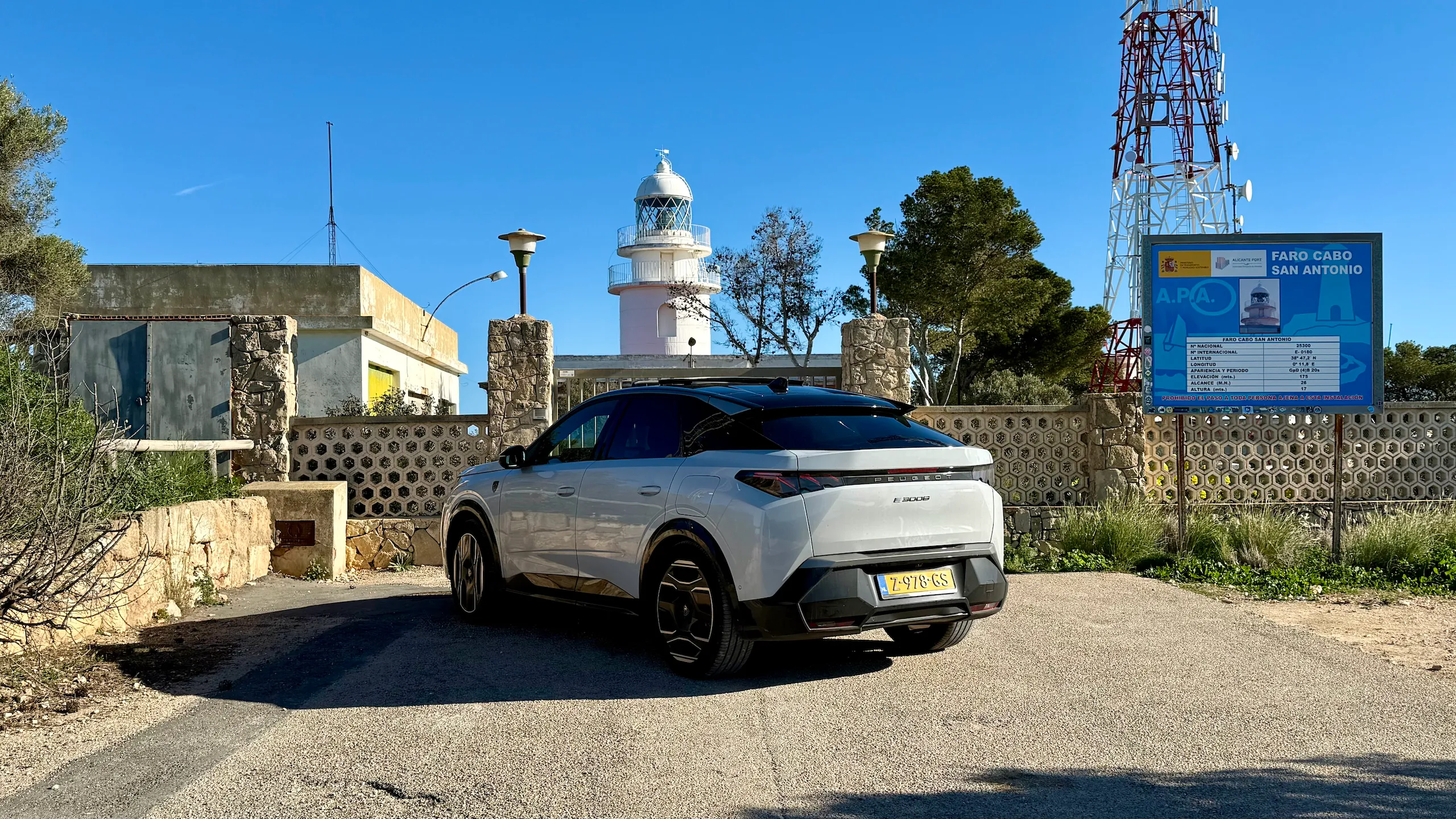 peugeot e3008 cabo de san antonio