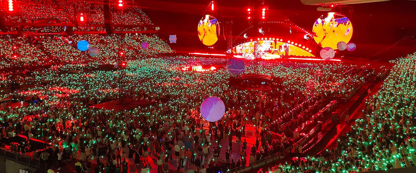 Concert? Polsbandjes met licht bieden een extra dimensie