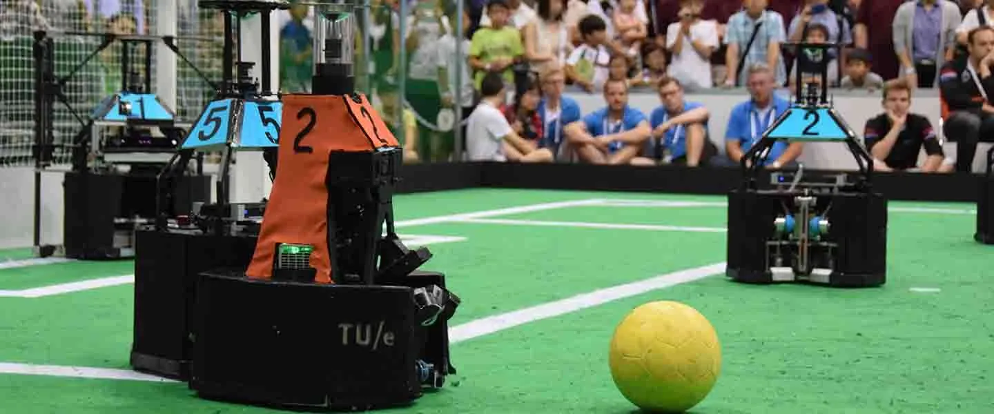 robot voetbal