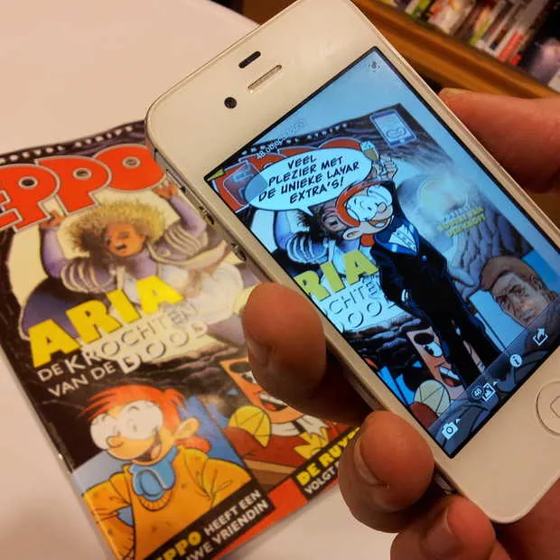 stripboek eppo verrijkt met layar techno