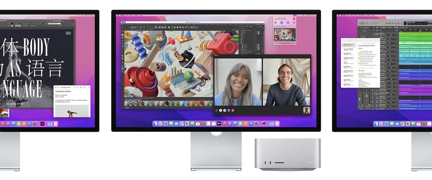 studio display header