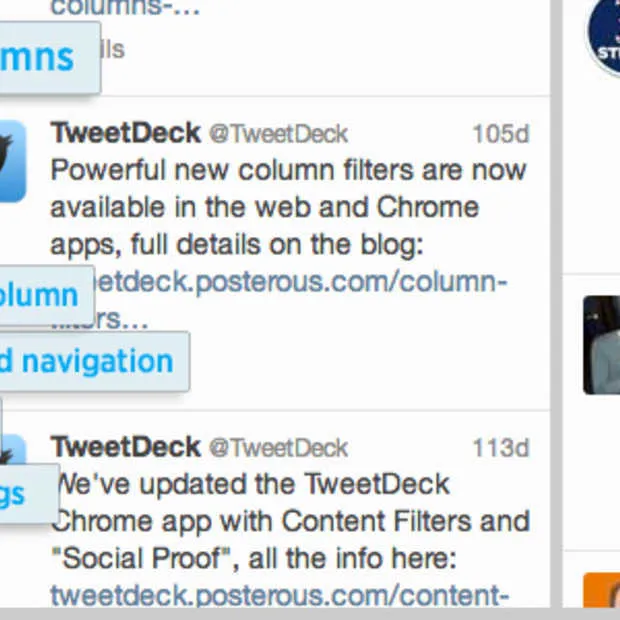 twitter client tweetdeck in een nieuw ja