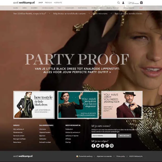 wehkamp nl lanceert geheel nieuwe websit