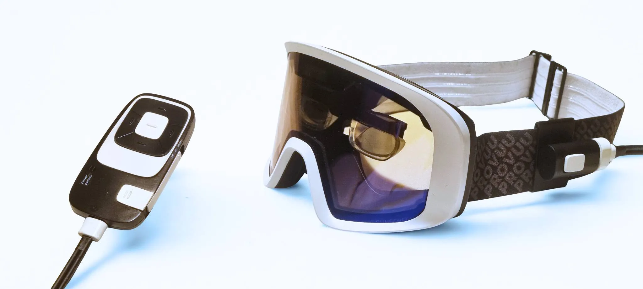 Deze skibril gebruik AR-technologie voor beter zicht op de piste