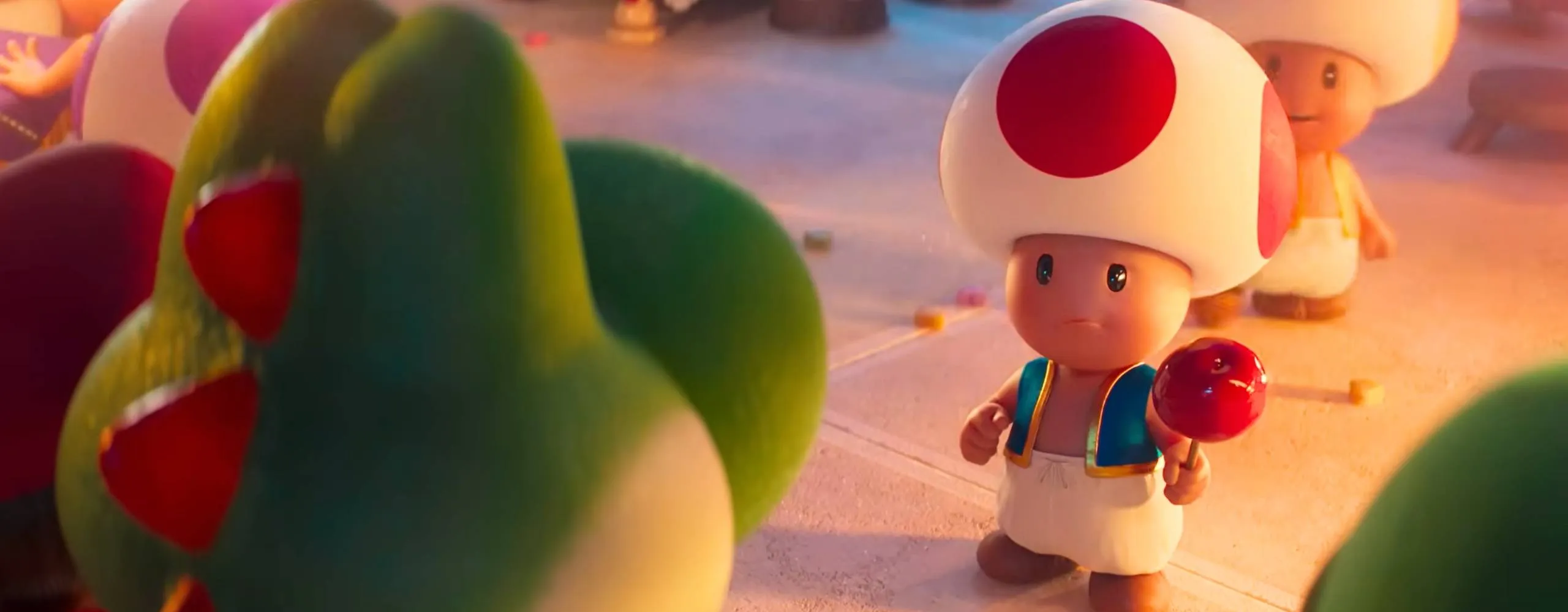 Yoshi zit in de nieuwe trailer van The Super Mario Galaxy Movie