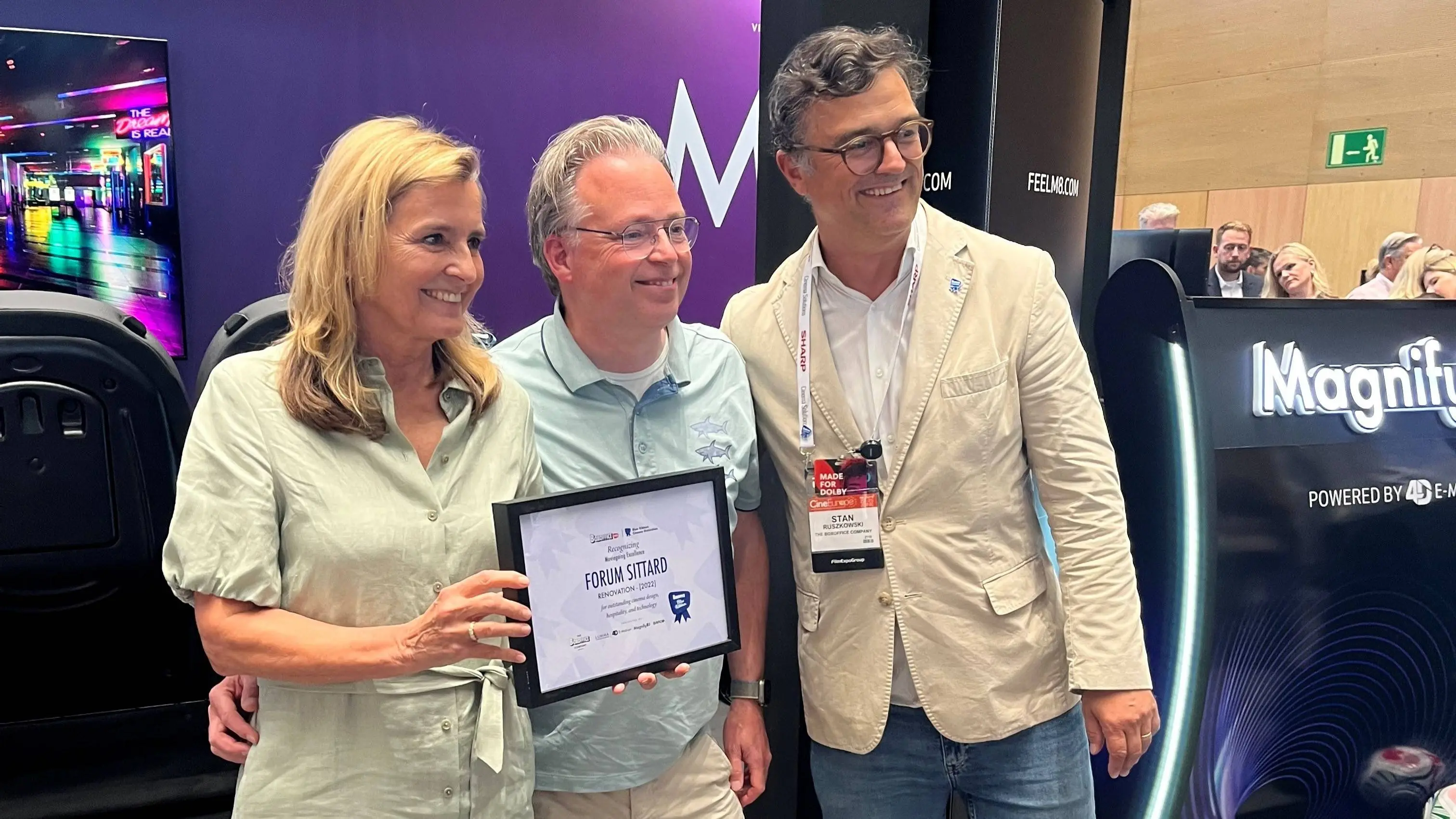 Forum Sittard neemt Blue Ribbon in ontvangst