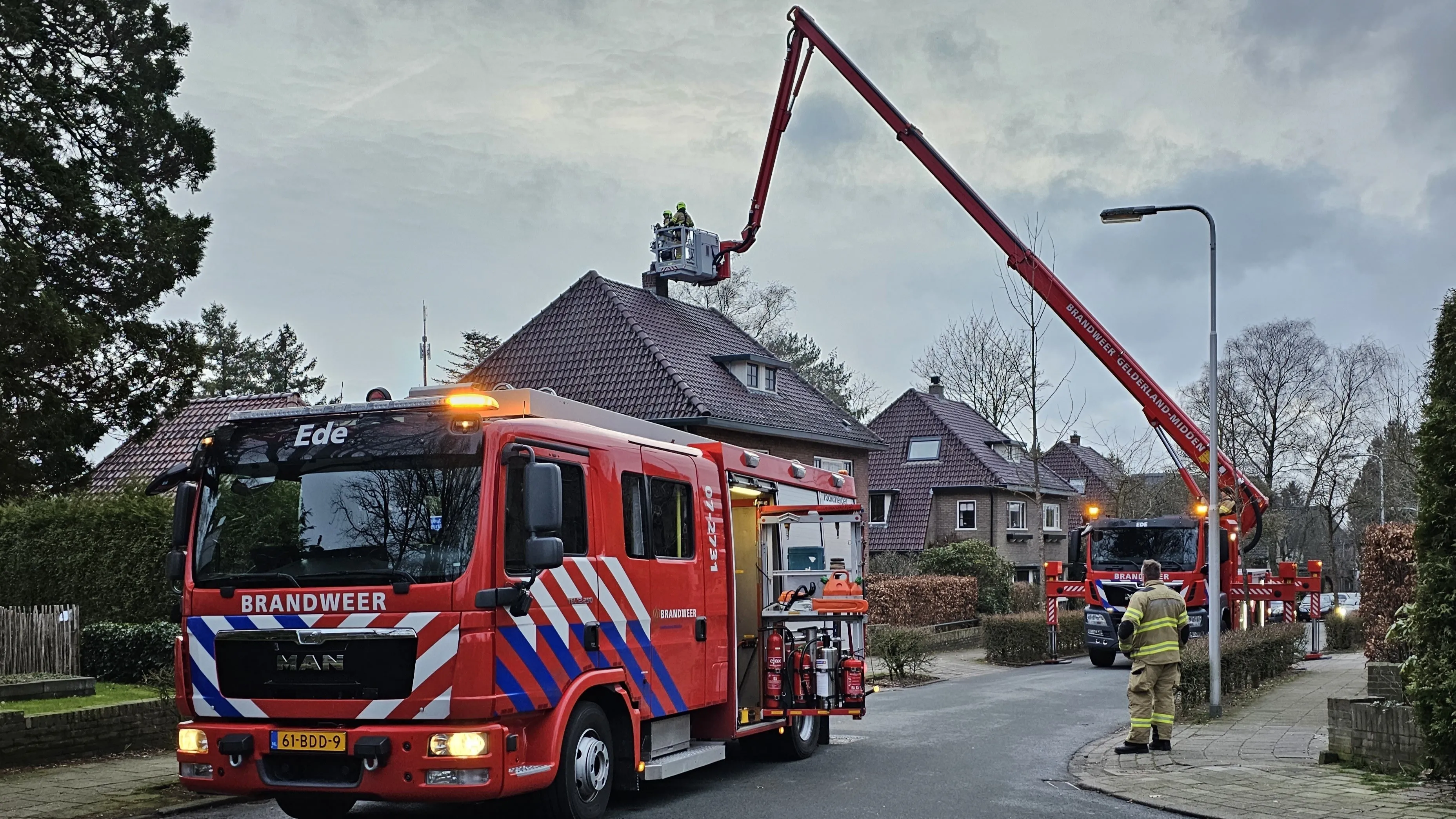 brand in woning