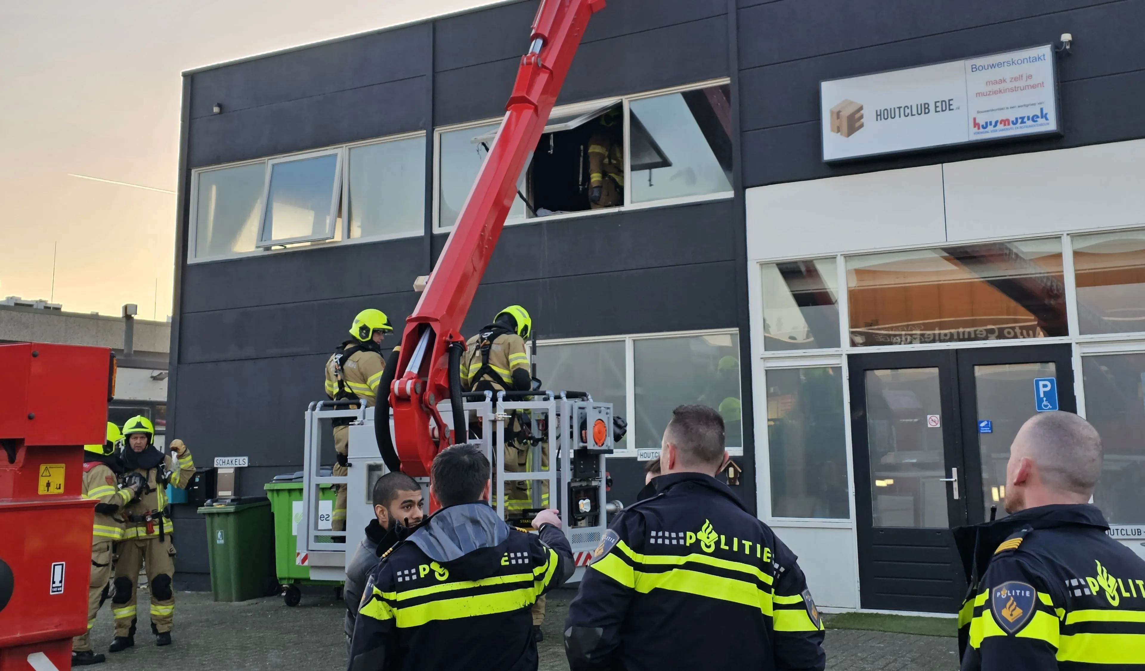 brand op de hoorn in ede