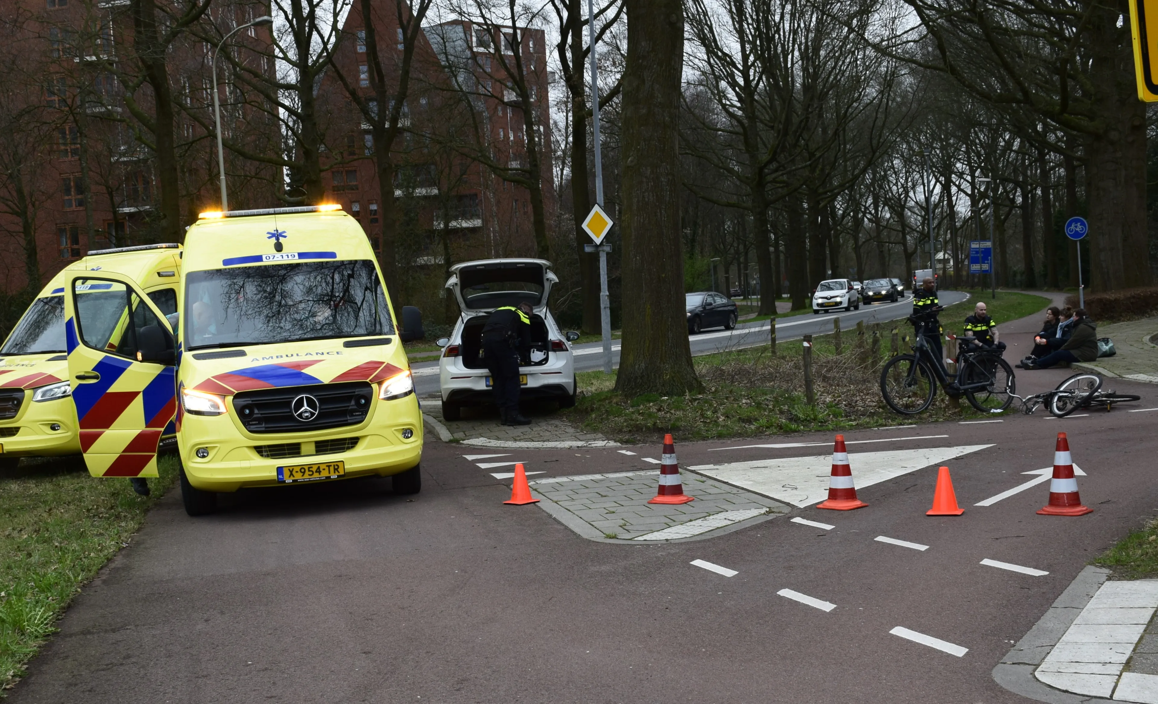 fietser zwaar gewond bennekom