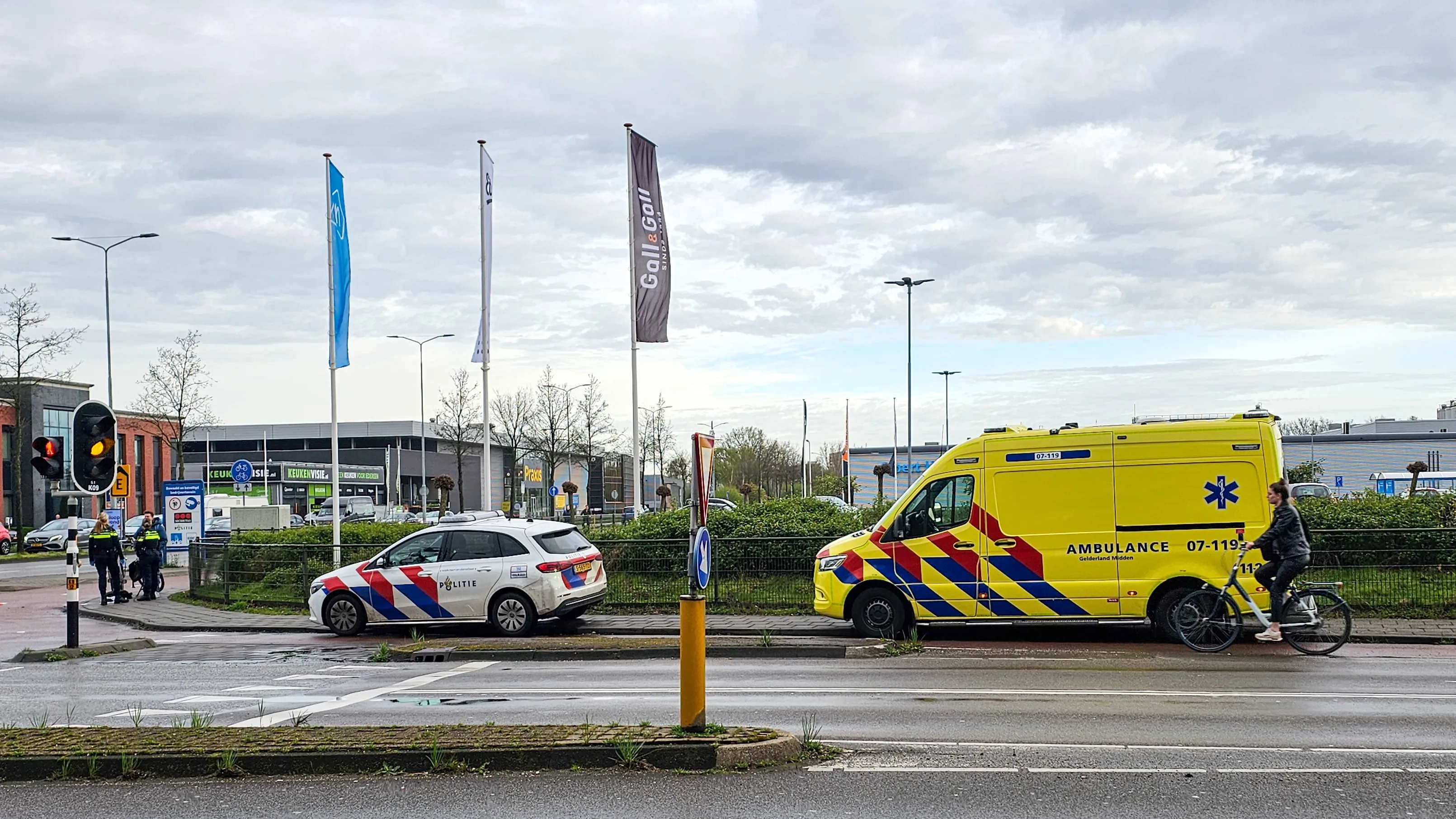 fietsers gewond