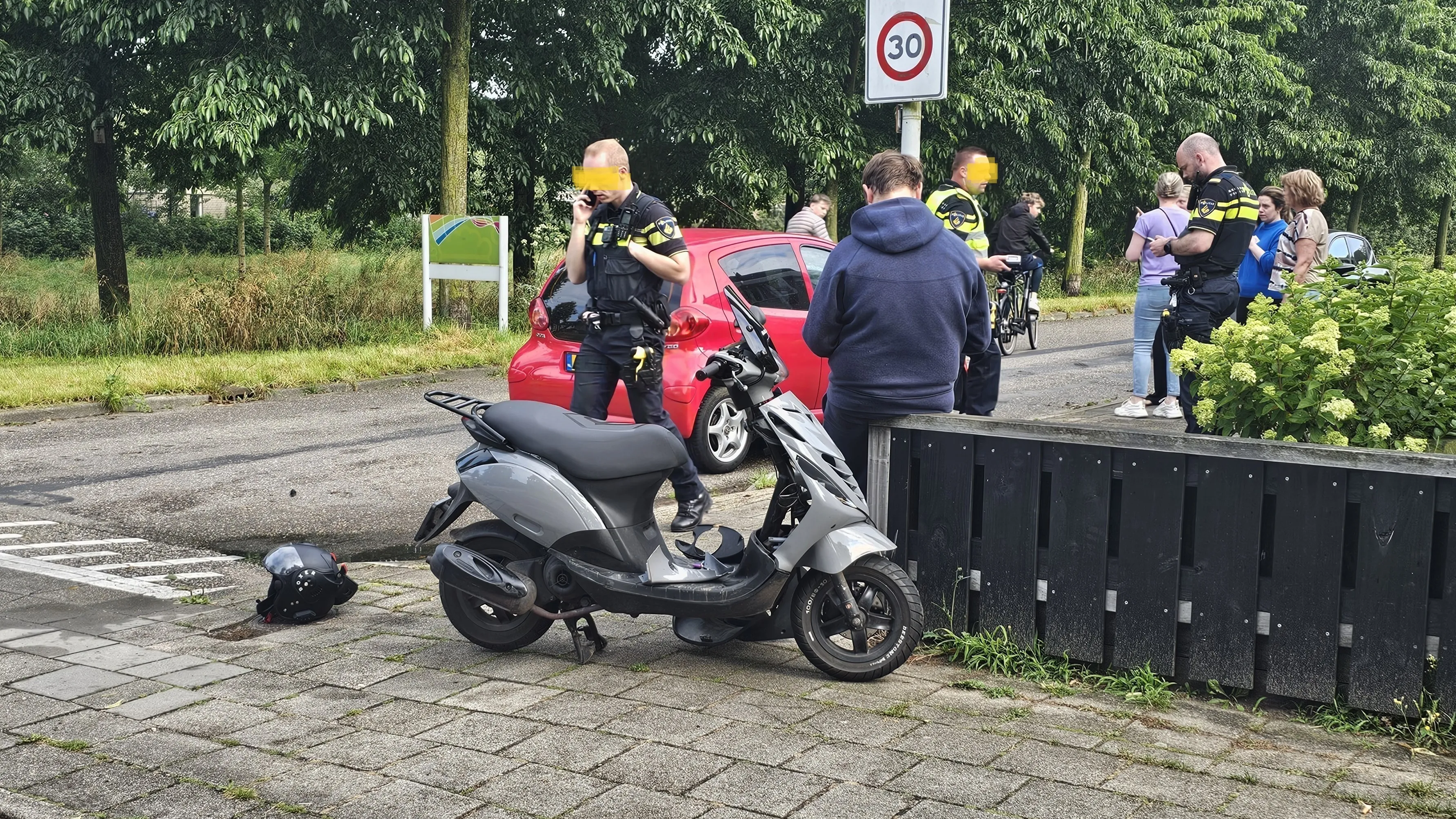 ongeval met scooter