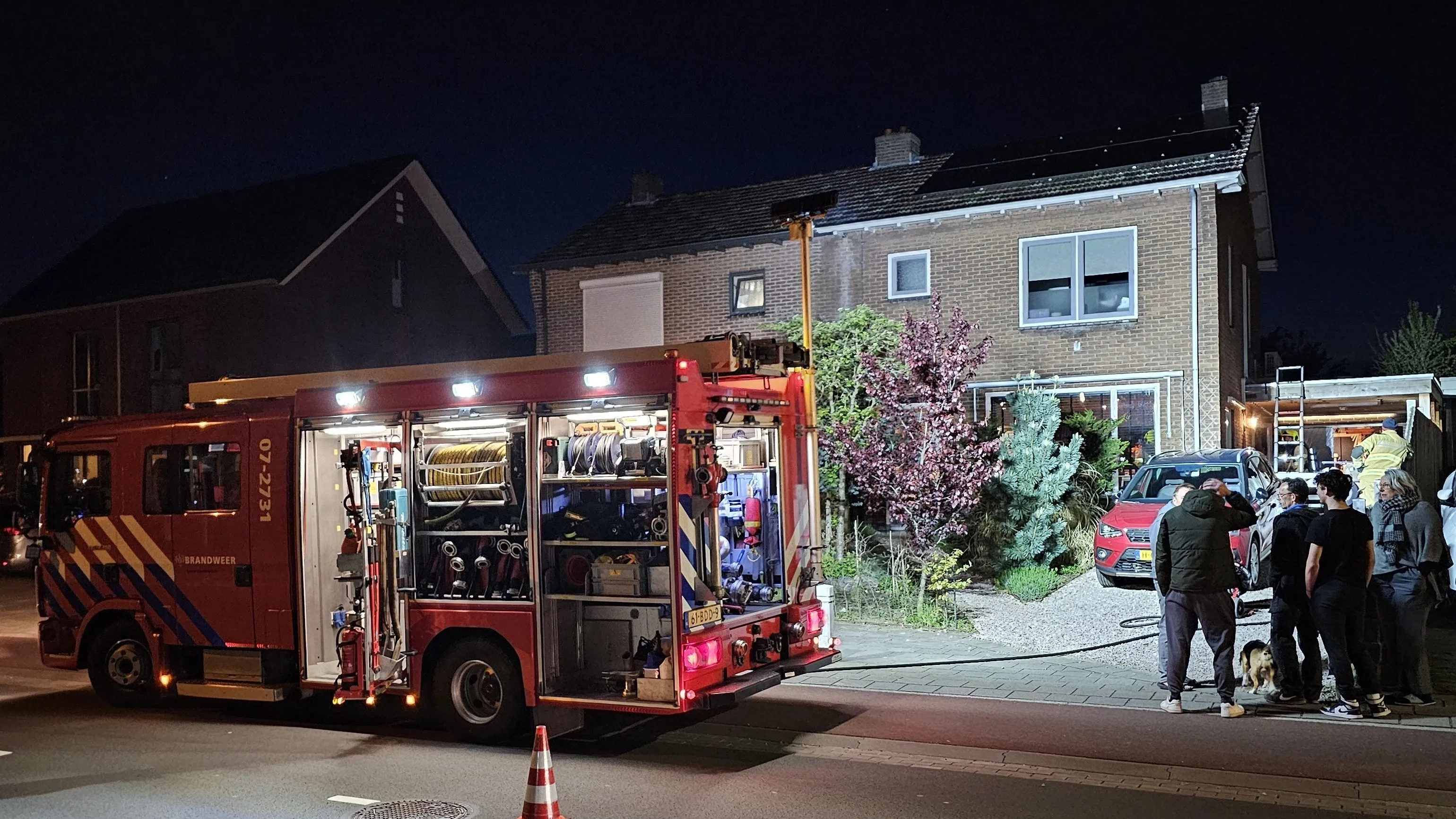veenderweg schoorsteen brand