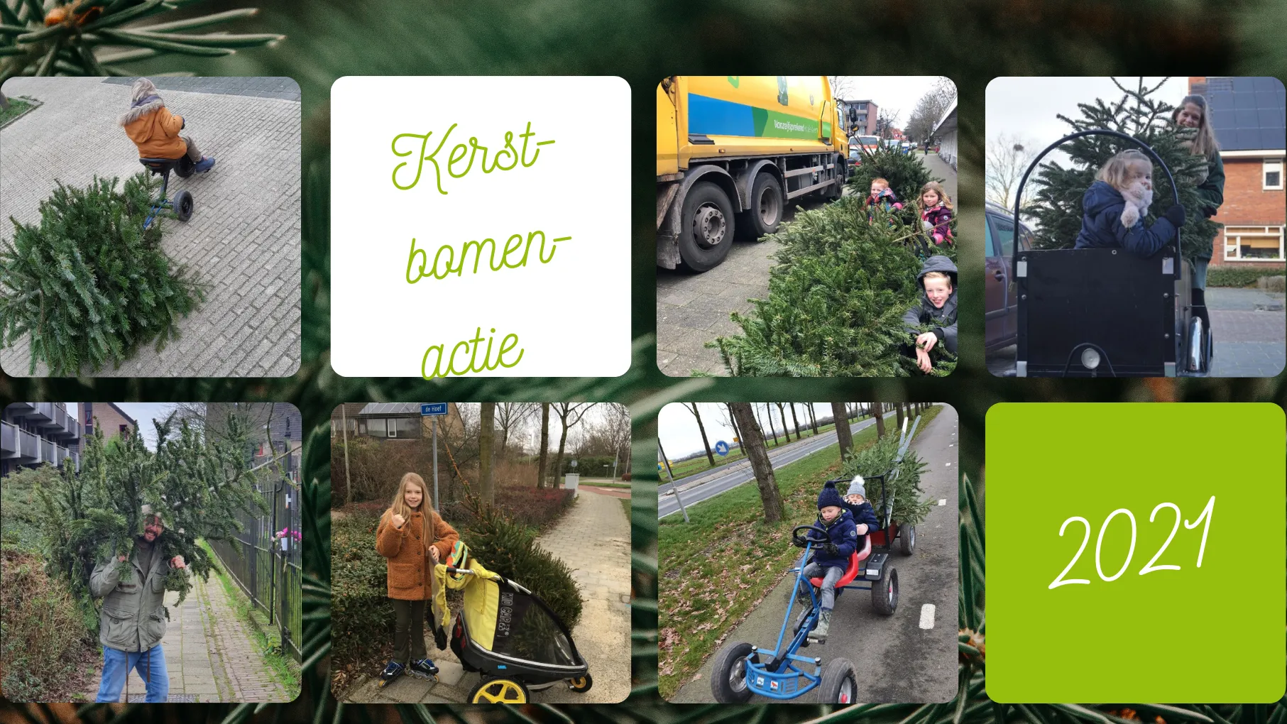 wageningen kerstbomenactie 2021