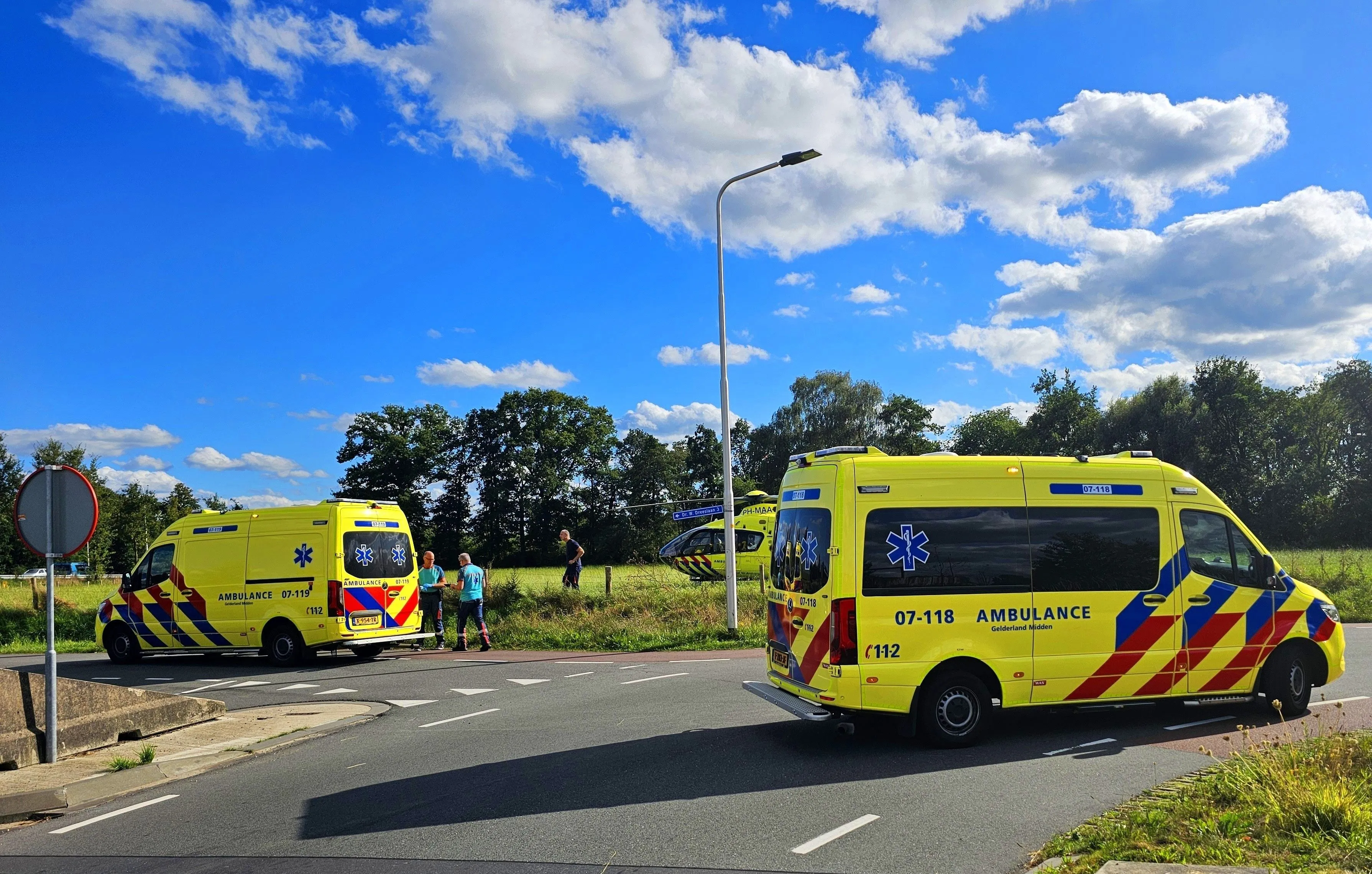 ongeval met fietser trauma