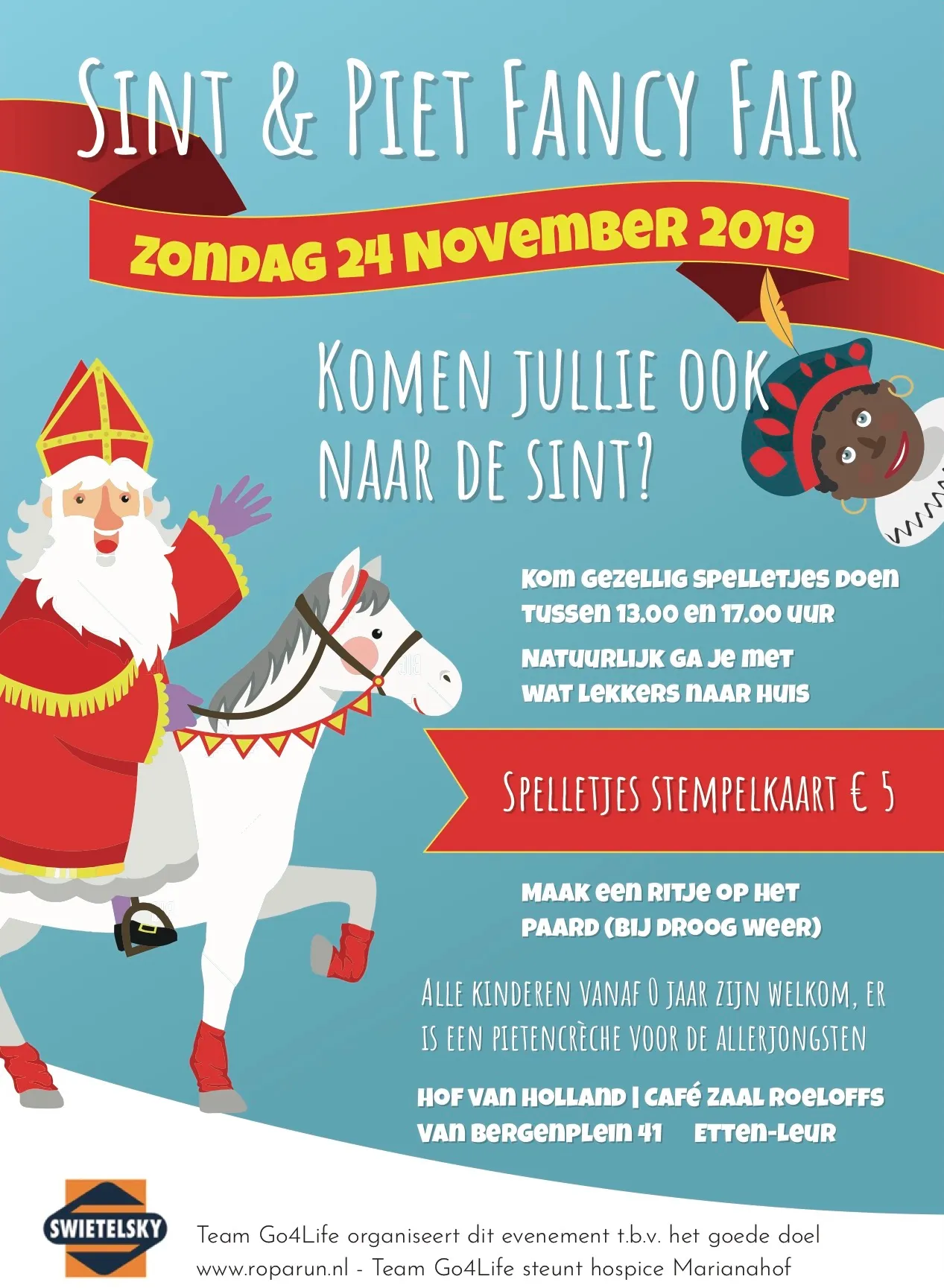 flyer sinterklaas fancy fair