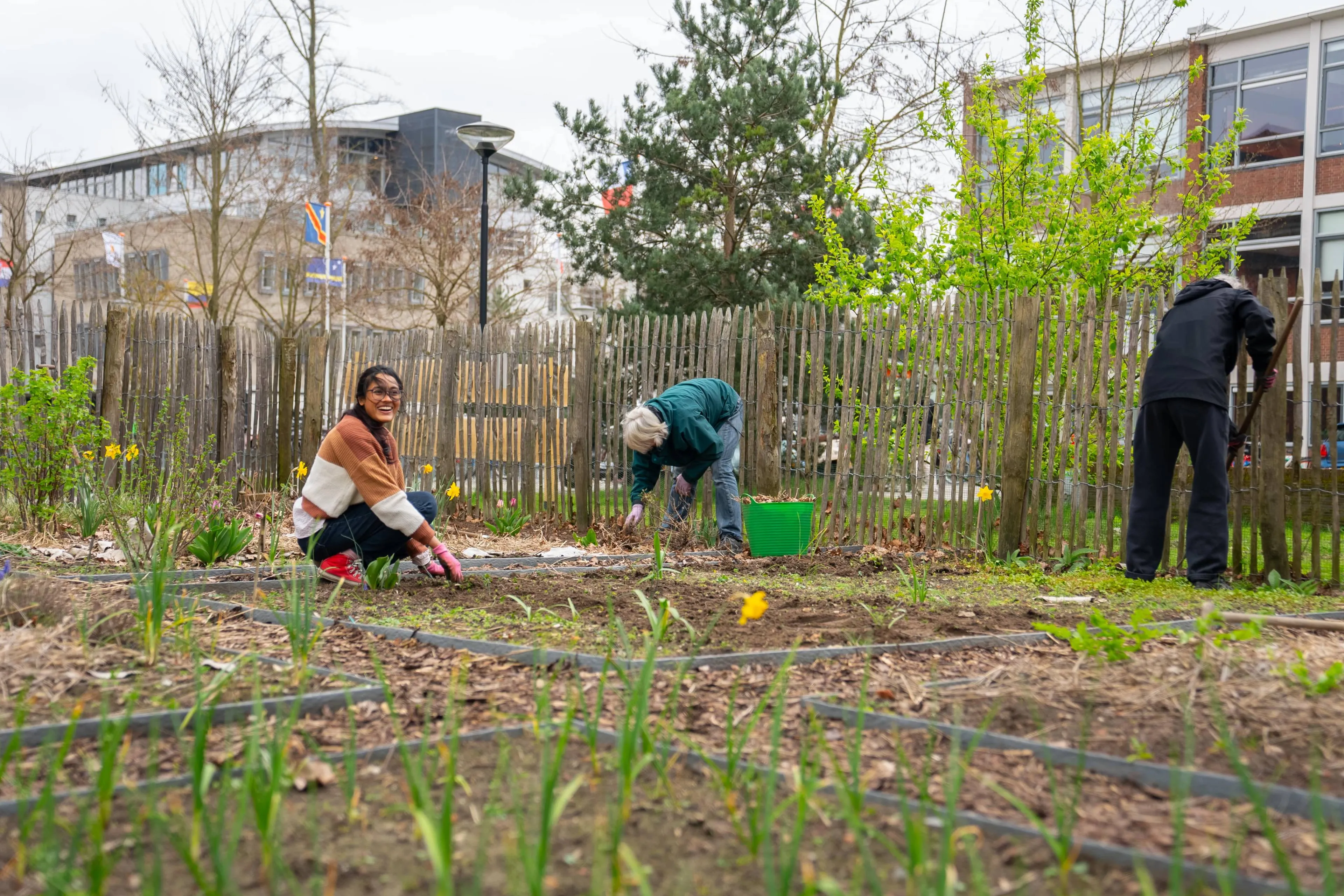 community garden vrijwilligers buas