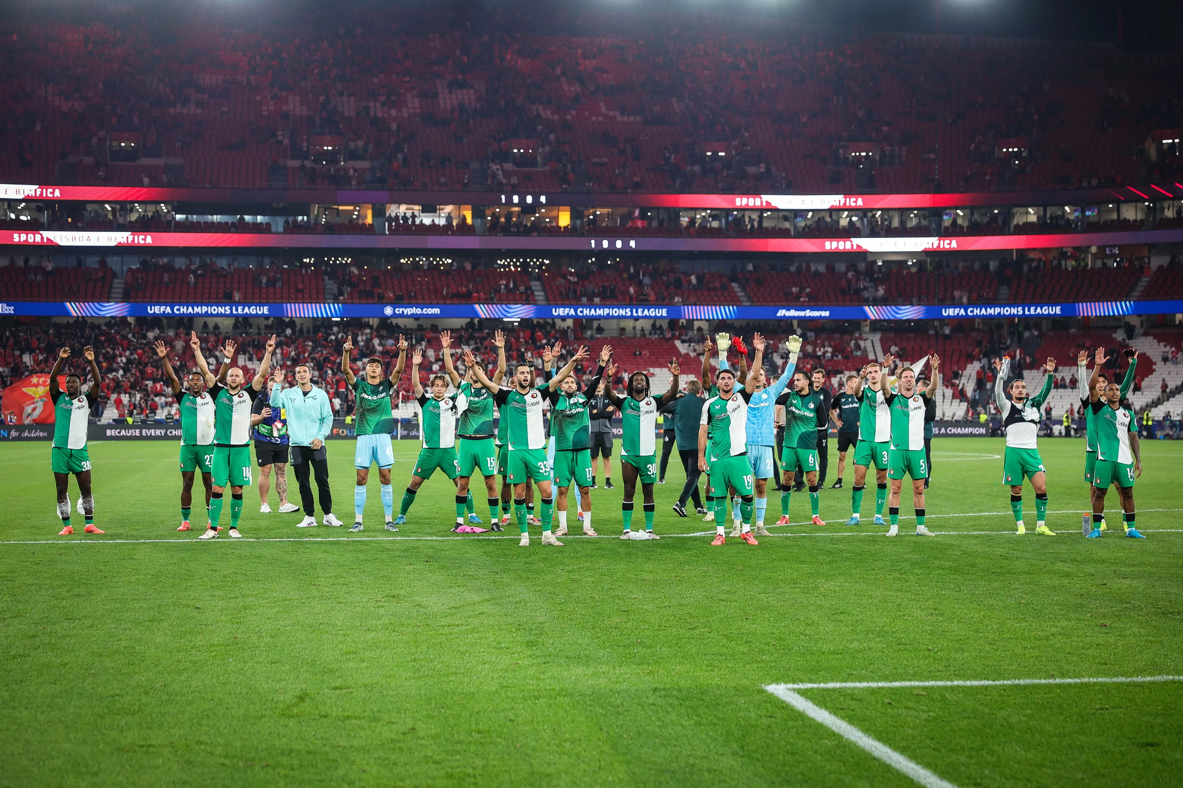 Uitstekend resultaat Feyenoord zorgt voor Portugese nachtmerrie op coëfficientenlijst