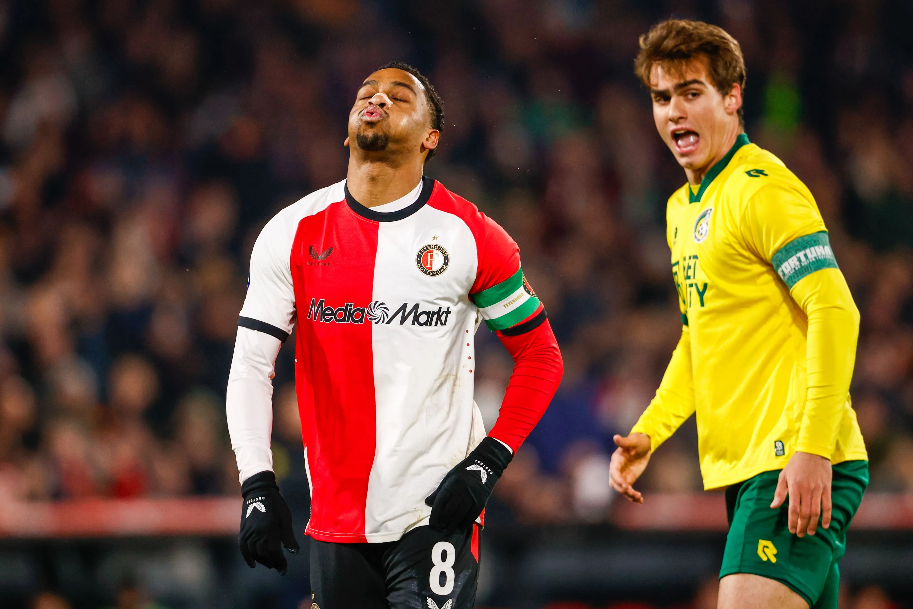 Feyenoord maakt het zichzelf moeilijk tegen stug Fortuna en morst punten in titelrace