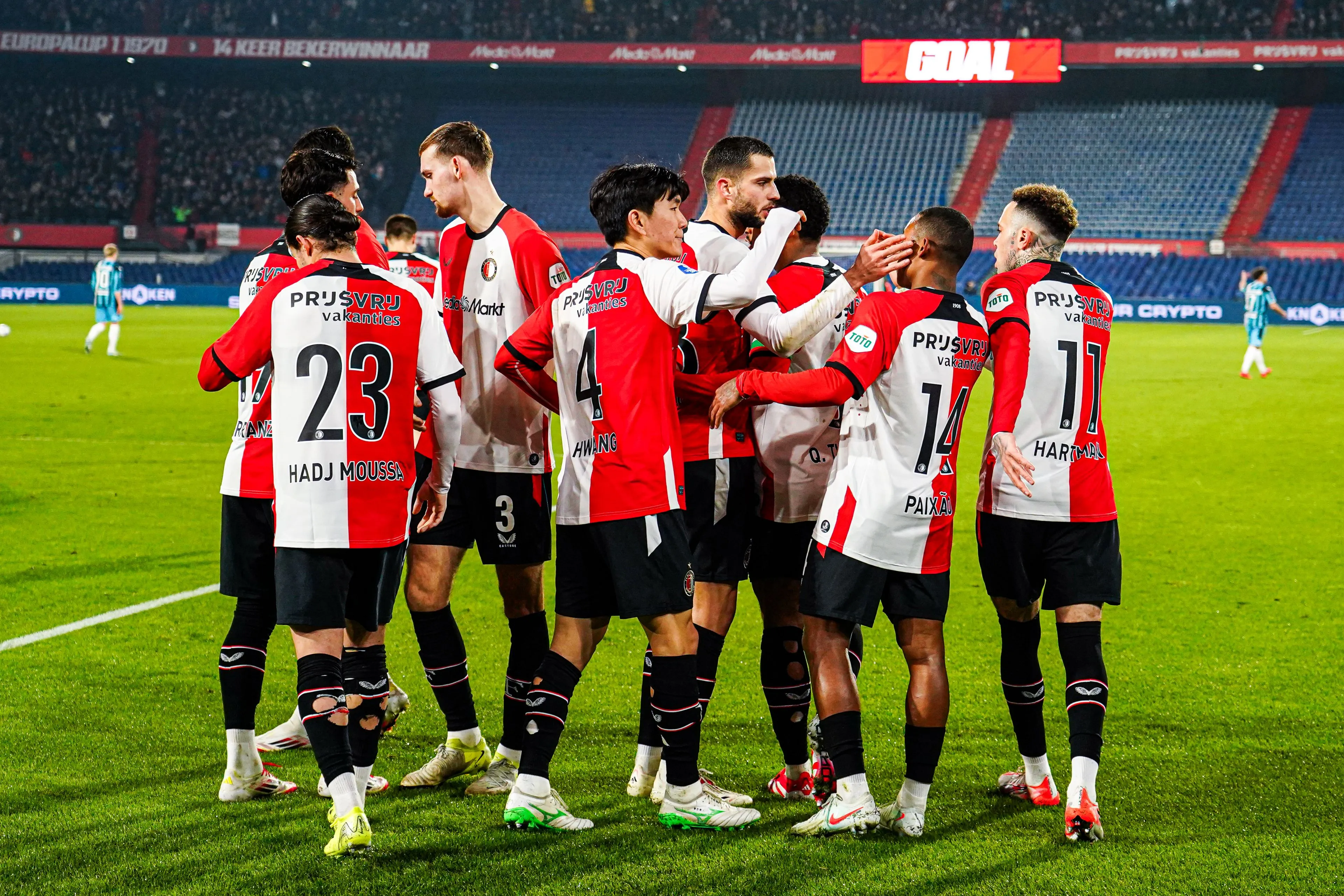 Feyenoord te sterk voor Sparta in Rotterdamse derby