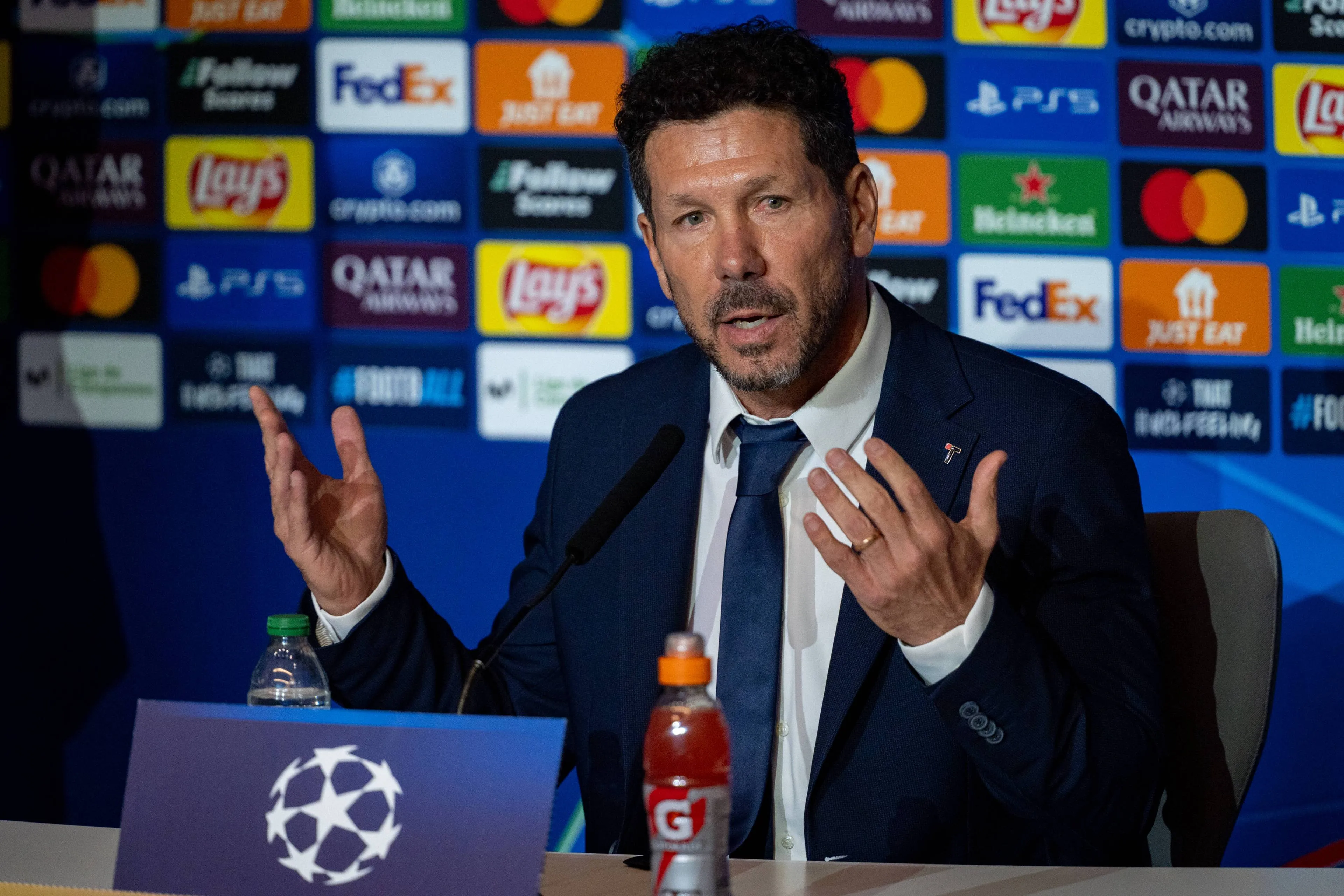 Diego Simeone daagt persruimte uit na 'discutabele' penalty van Atlético Madrid