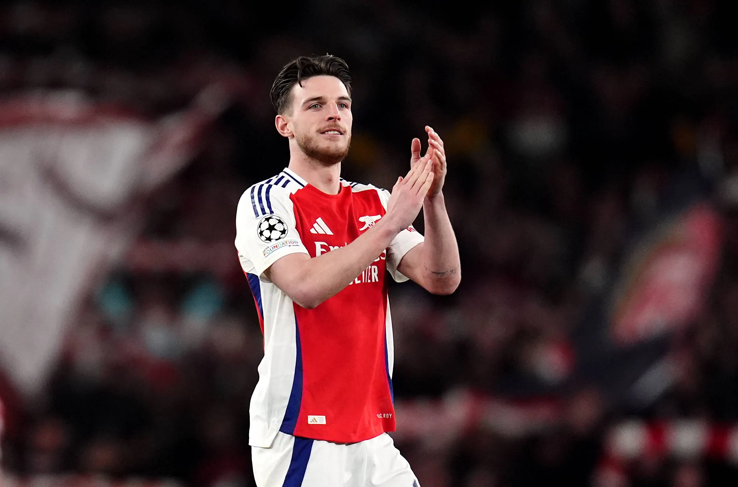 Declan Rice reageert op magistrale doelpunten tegen Real Madrid: 'Coach zei dat ik moest voorgeven'