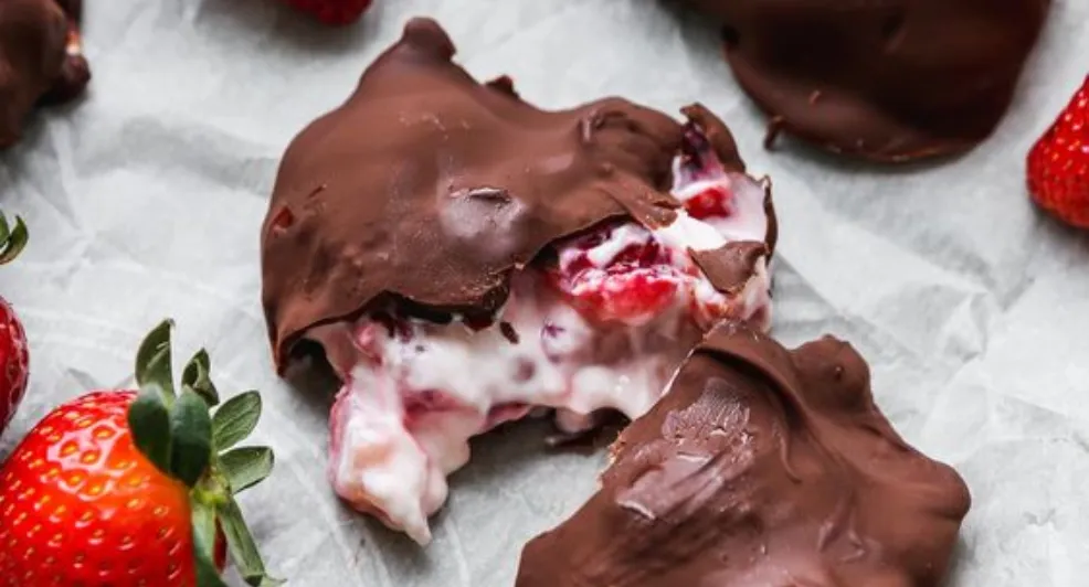 Strawberry yoghurt bites zijn de meest populaire snacks van dit moment