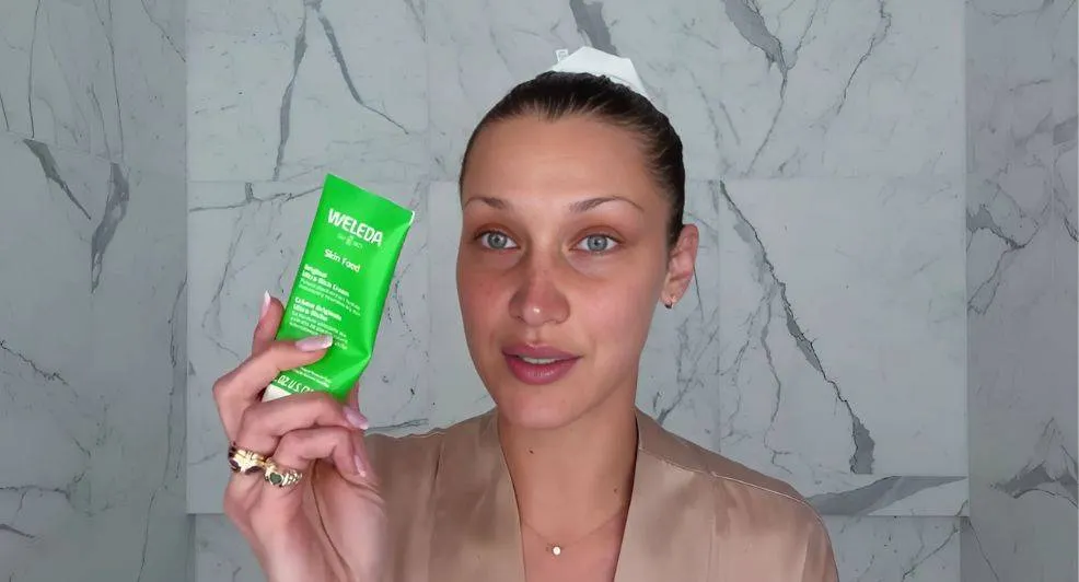 Bella Hadid skincare creme