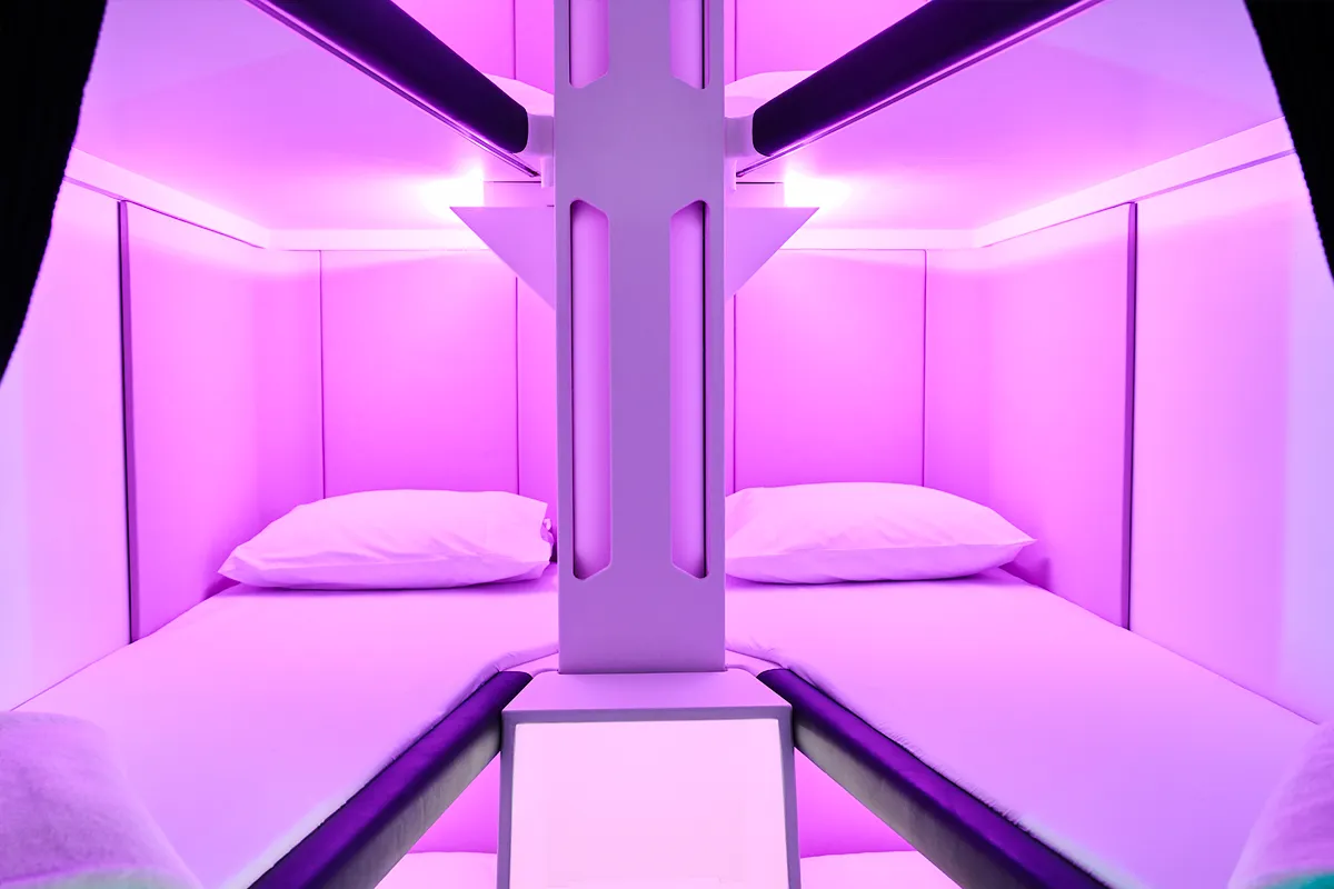 air new zealand installing sleeping pods for economy passengers 01