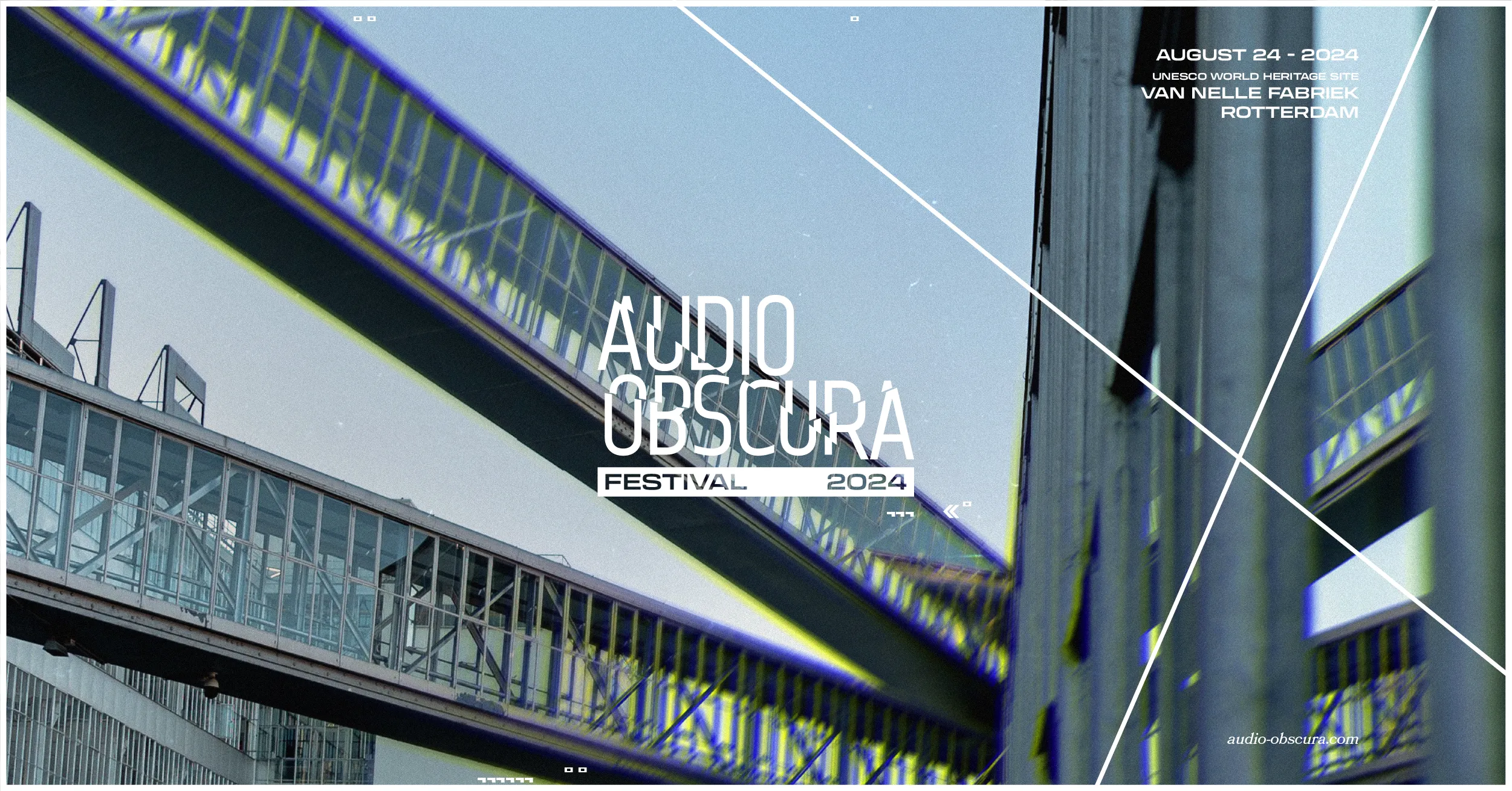 Audio Obscura kondigt waanzinnige party aan in iconische Van Nelle Fabriek
