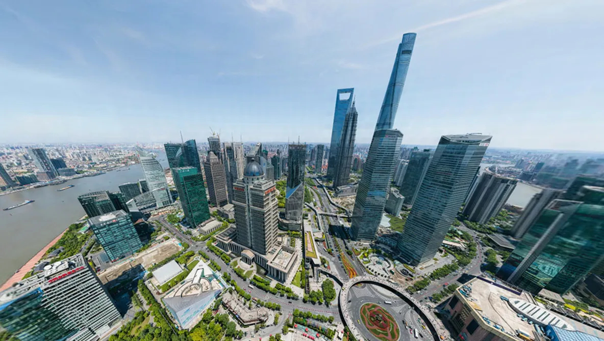 billion pixel image shanghai city interactive