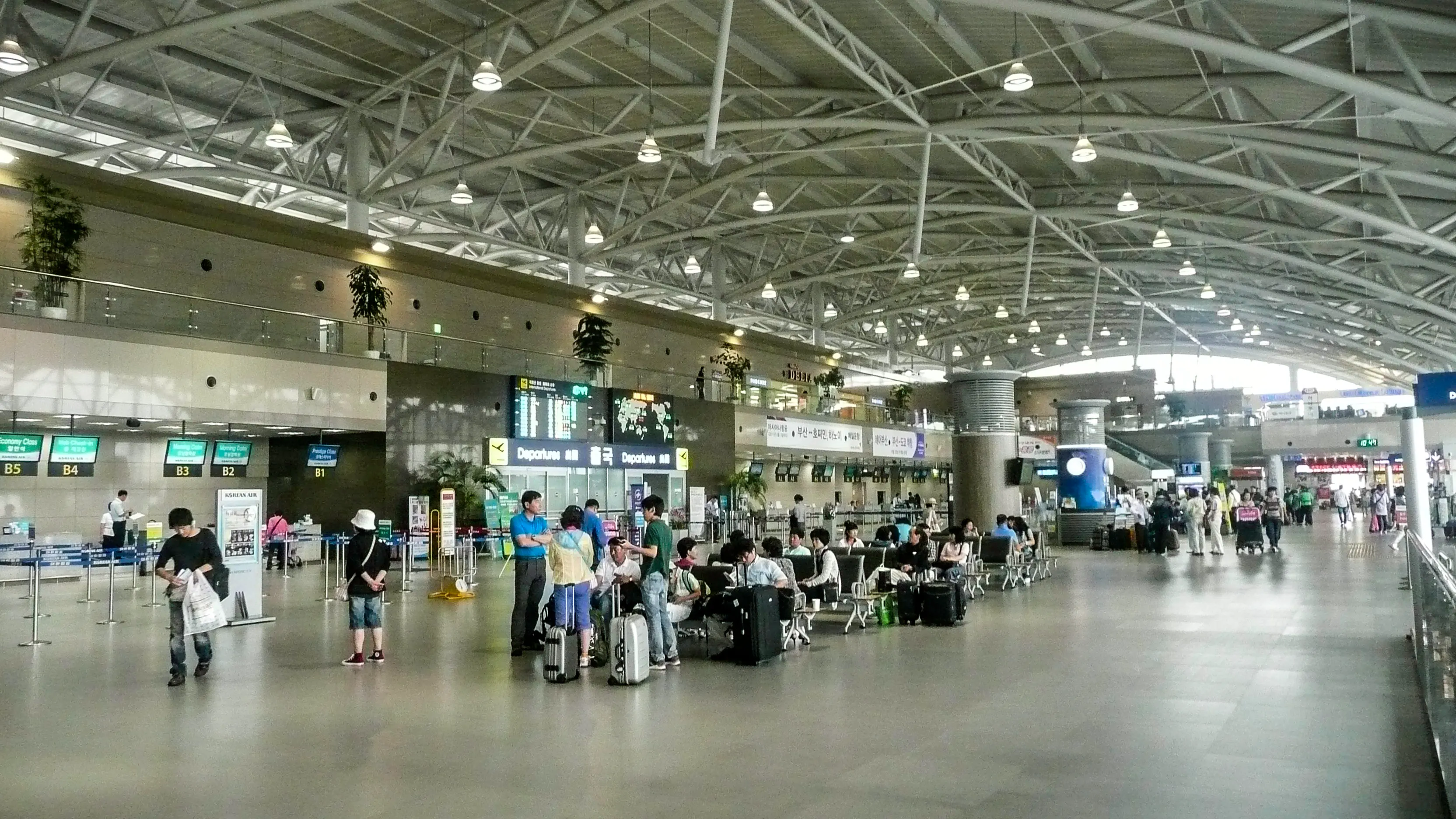 gimehae international airport in busan south korea