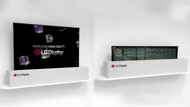 lg oprolbare tv