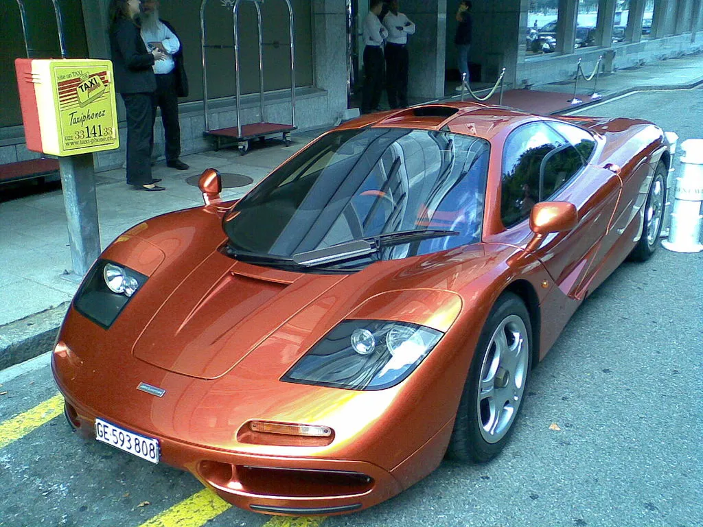 mclaren f1 in geneva switzerland