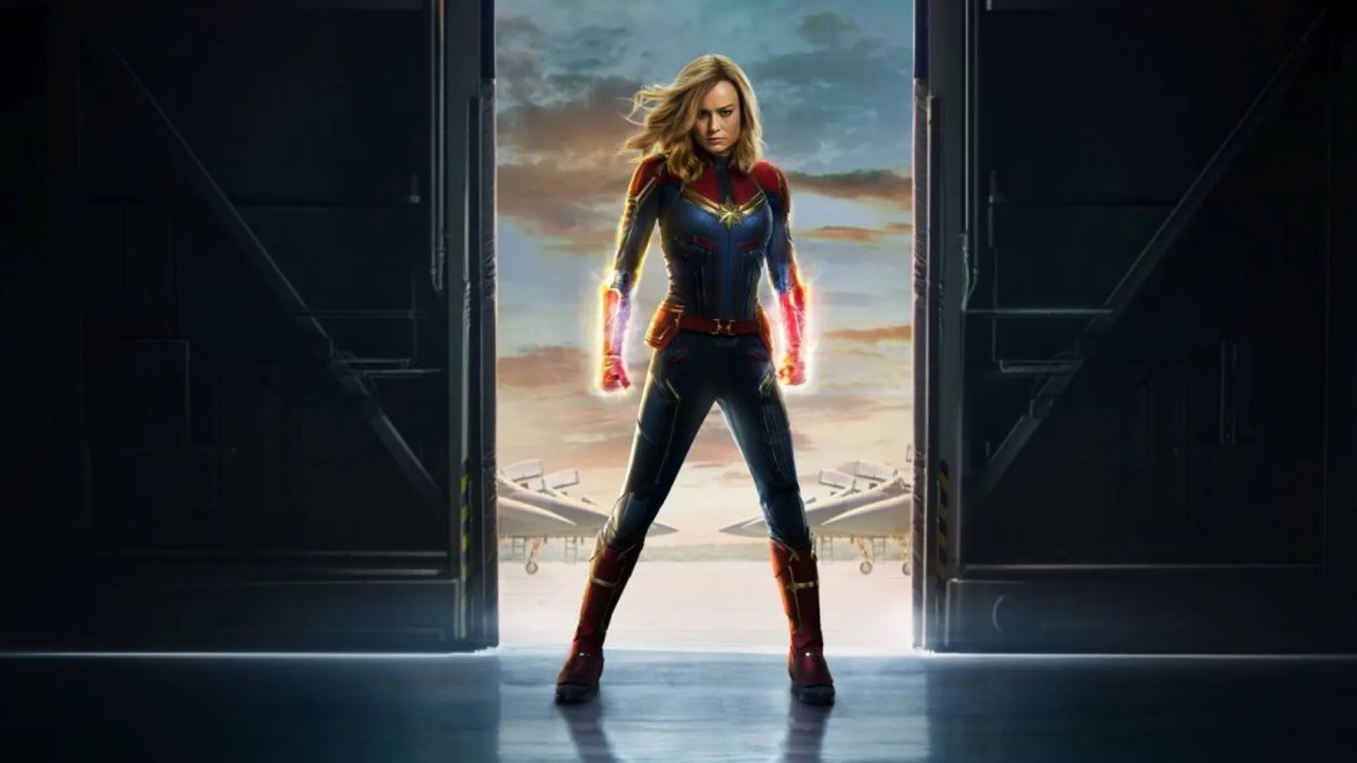 new captain marvel poster and a bunch of trailer screenshots social