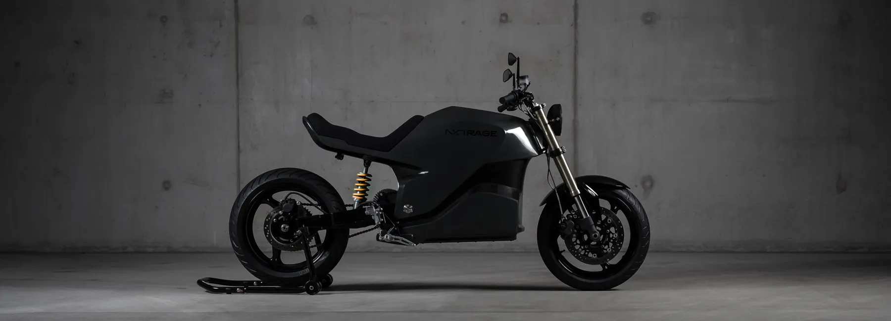 nxt motors unveils electric motorcycle with carbon rage fiber monocoque designboom 1800