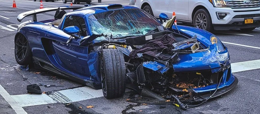 porsche crash instagram