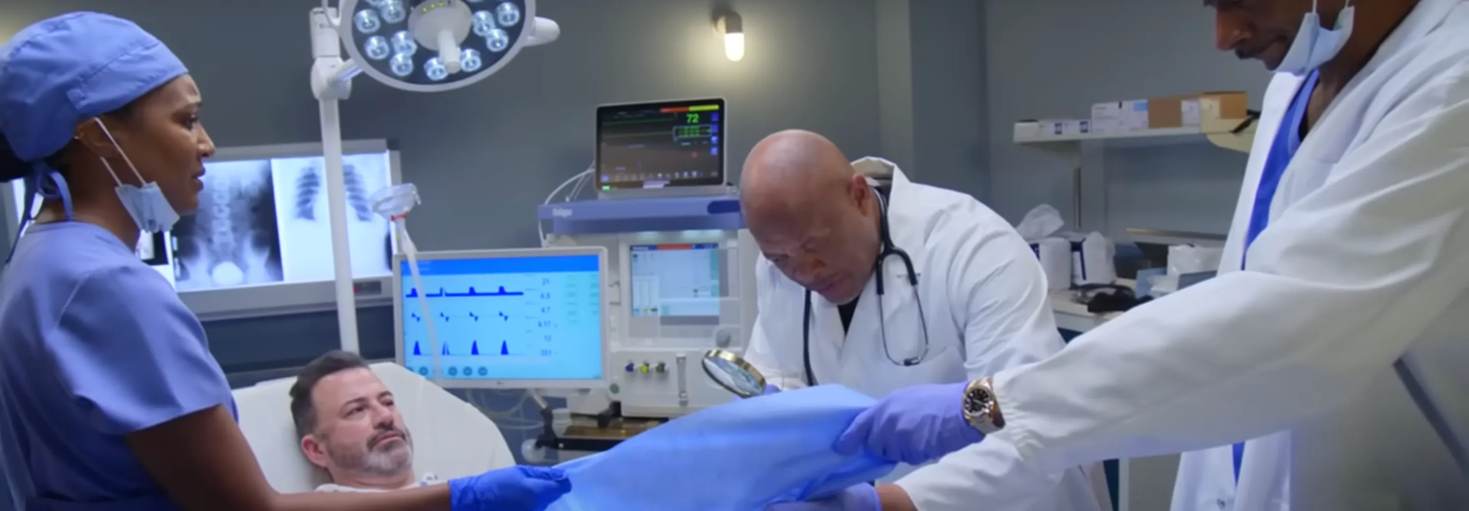 Hilarische 'Dre's Anatomy'-sketch met 50 Cent en Snoop Dogg