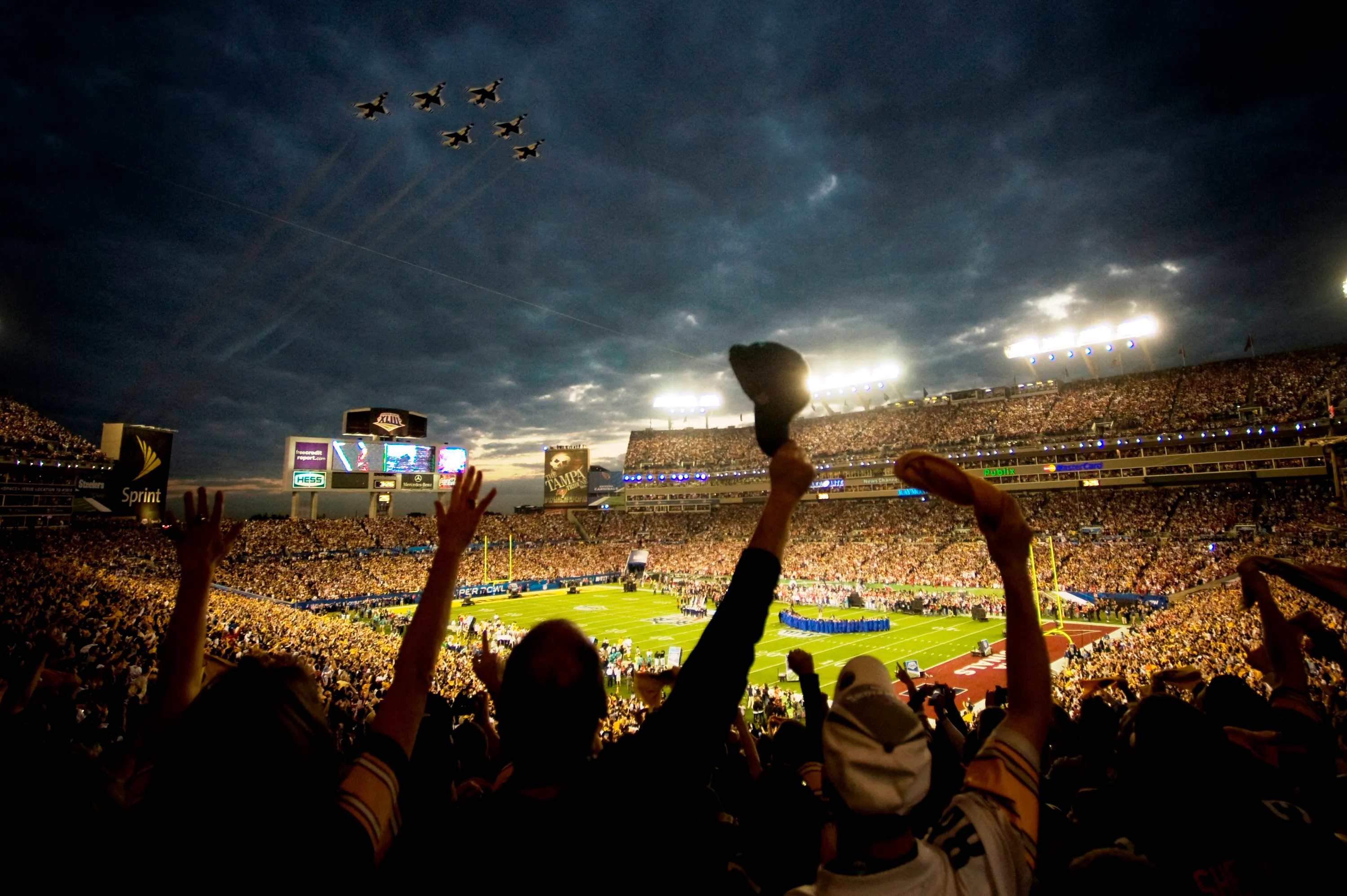 super bowl xliii thunderbirds flyover feb 1 2009