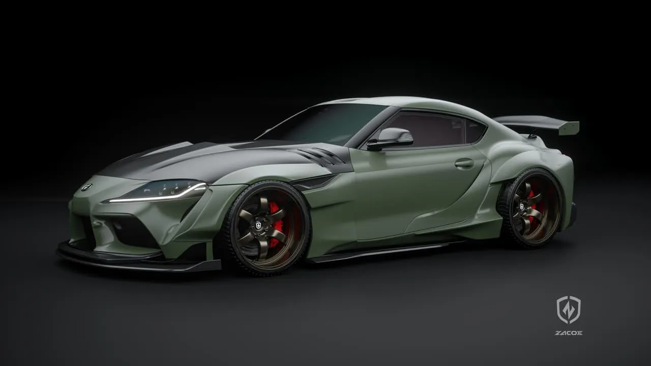 toyota supra zacoe widebody 1