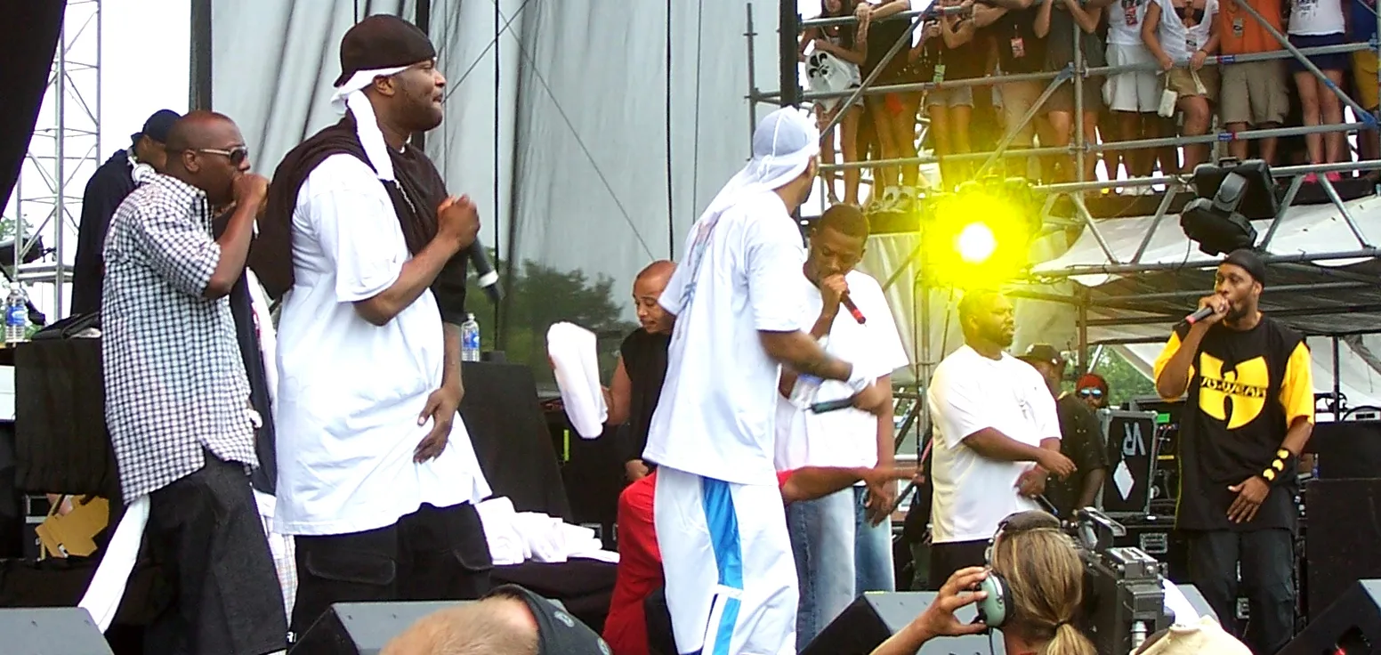 wu tang clan on stage