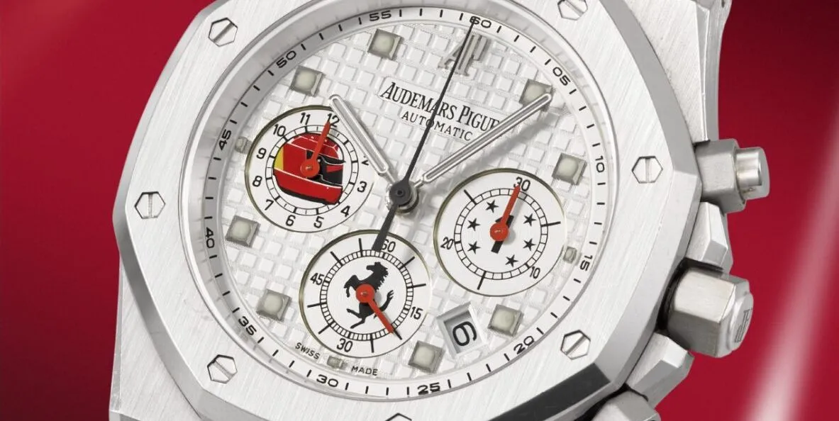 Horloges uit de legendarische collectie van Michael Schumacher worden geveild