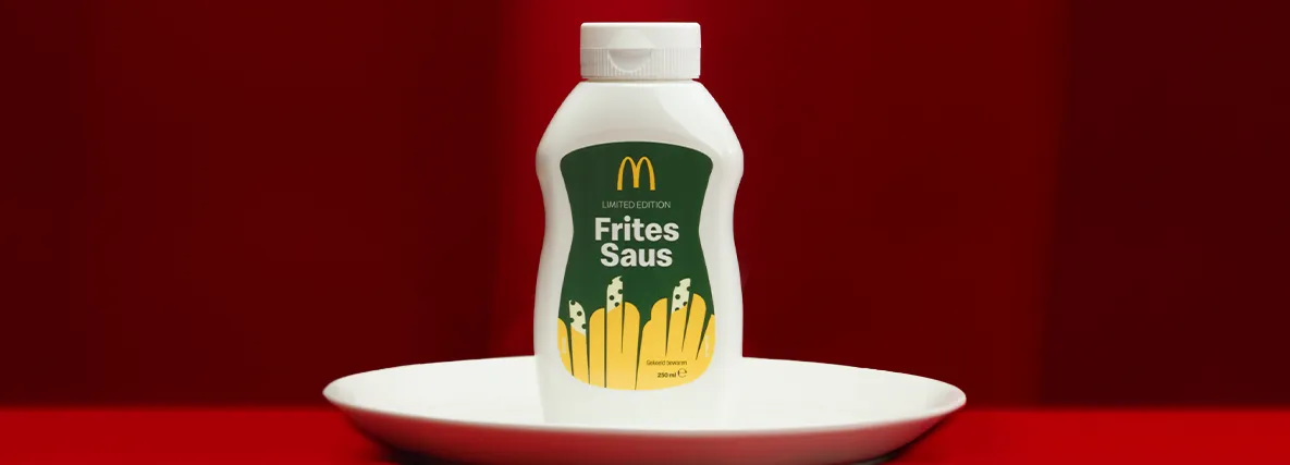 Weg met die zakjes, McDonald's komt met limited edition flessen fritessaus