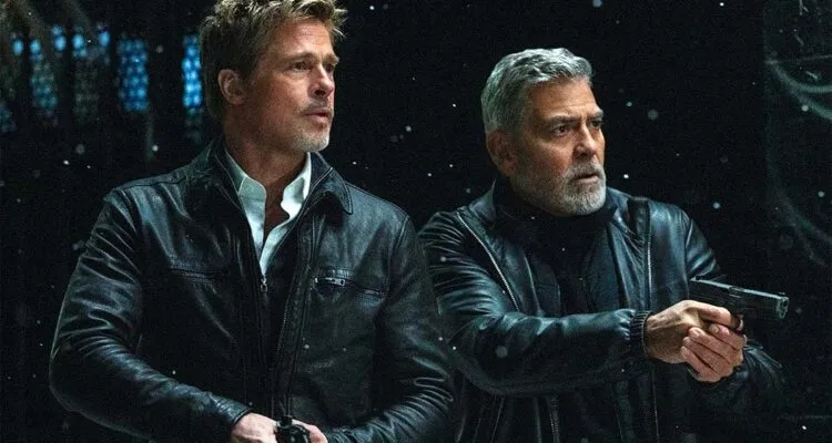Acteerlegendes Brad Pitt en George Clooney schitteren in trailer van Wolfs