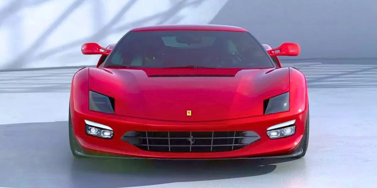 Als Ferrari ooit een nieuwe versie van de Testarossa maakt ziet deze er zo uit