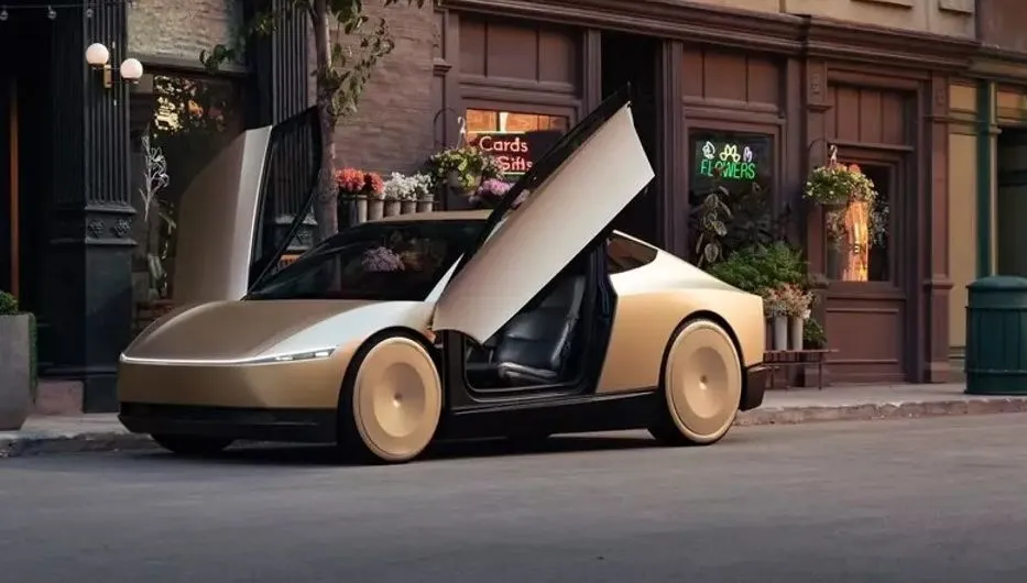 Elon Musk maakt zelfrijdende robotaxi Cybercab bekend voor een prikkie