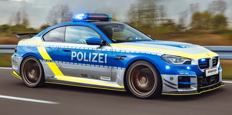 De BMW M2 AC Schnitzer is de politiedroom die uitkomt