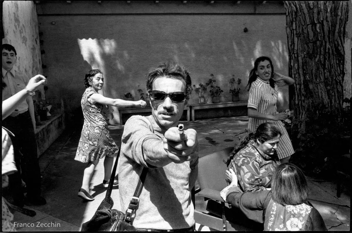 Franco Zecchin - Theater laboratory at the psychiatric hospital. Palermo 1983